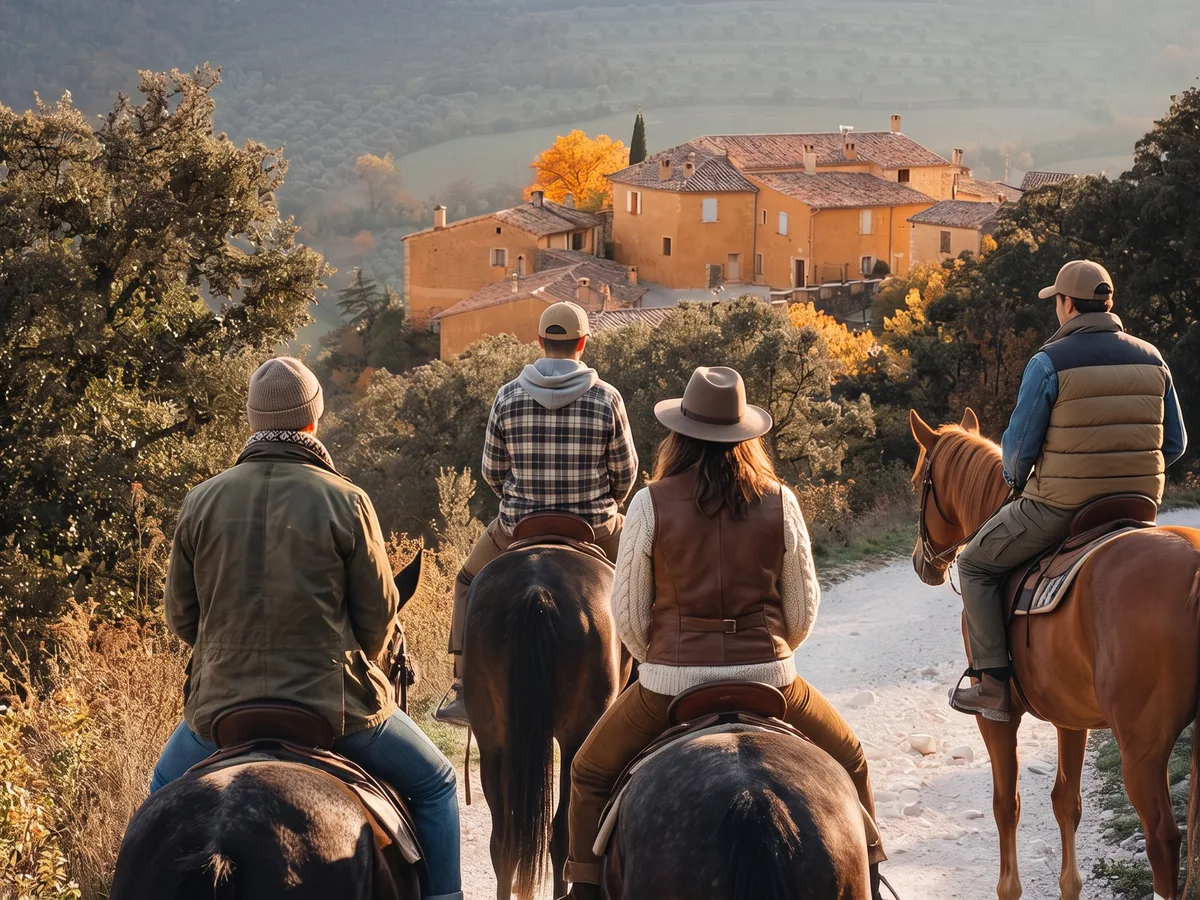 Balade à cheval dans la Drôme, autour de Buis-les-Baronnies
