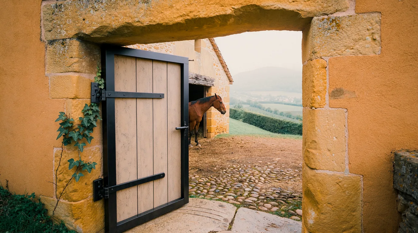 Entrée, La Centaurée, centre équestre à Buis-les-Baronnies