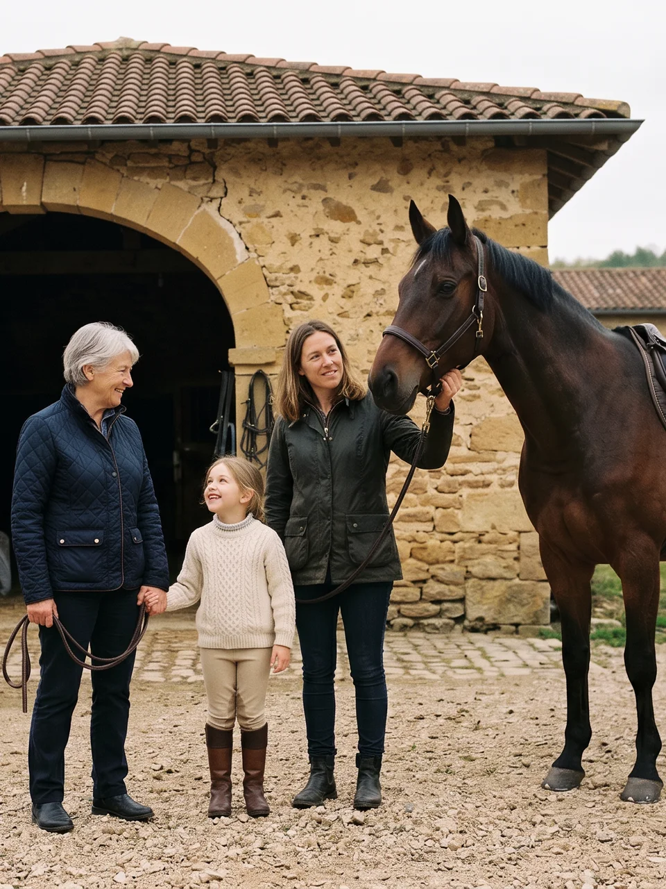 L'équipe, La Centaurée, centre équestre à Buis-les-Baronnies