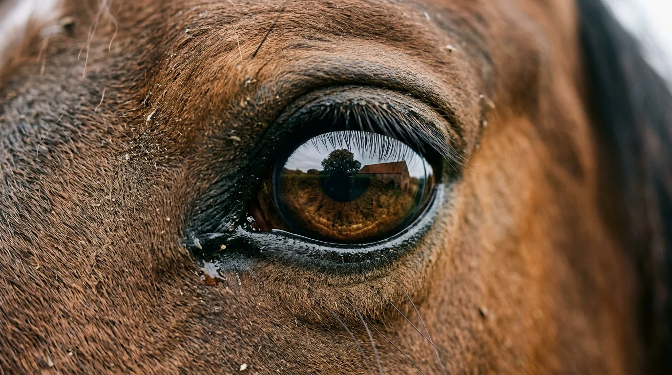 Un regard de cheval, La Centaurée, Buis-les-Baronnies