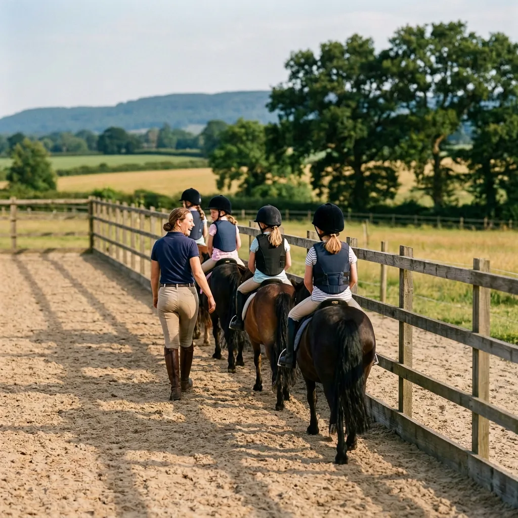 Cours de poney à Buis-les-Baronnies, Drôme